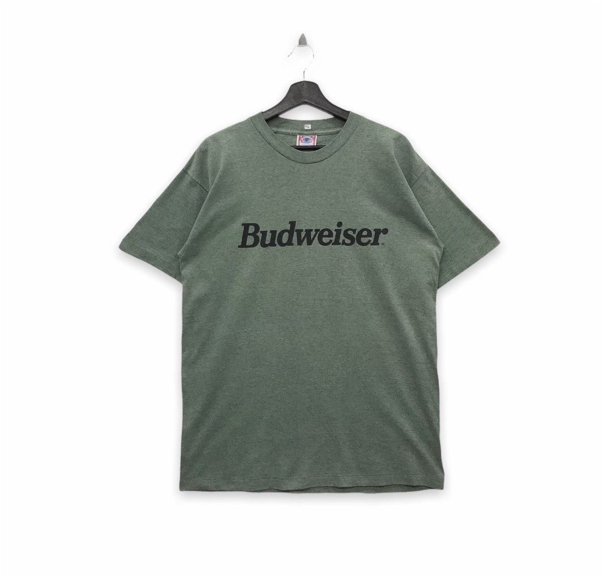 Budweiser × Vintage Rare!! Vintage Budweiser Spellout Tee Size US L / EU 52-54 / 3 - 1 Thumbnail