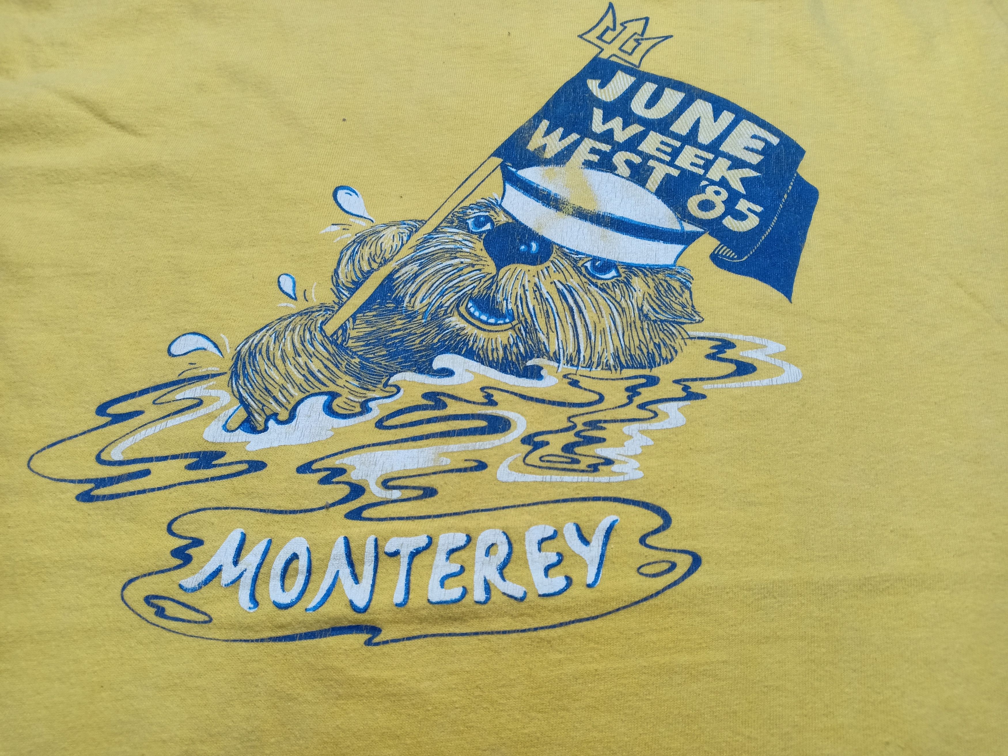 Vintage Vintage 80s Bantam June Week West Monterey Event Tee Size US M / EU 48-50 / 2 - 3 Thumbnail