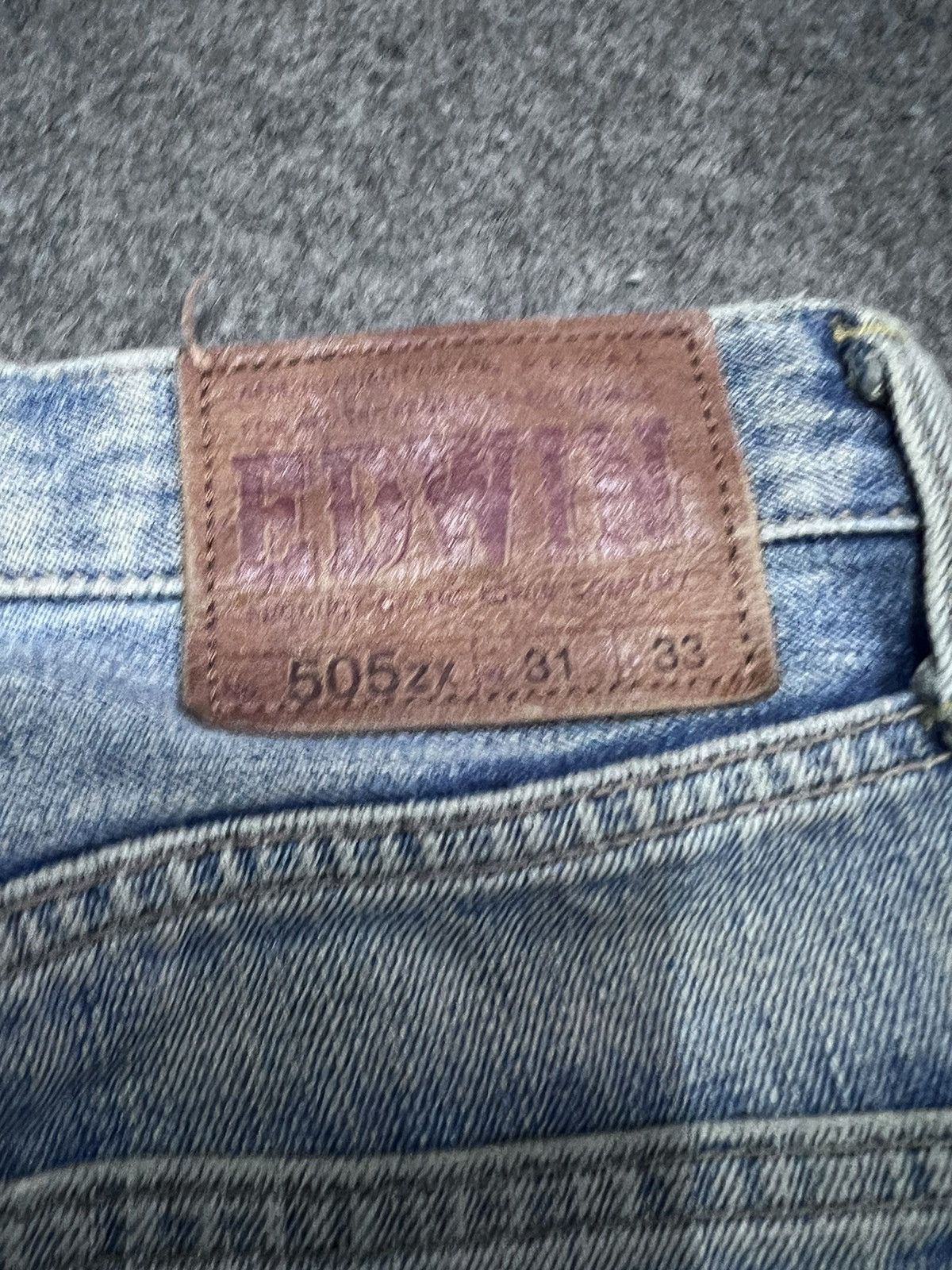 Japanese Brand × Vintage THRASHED🔥EDWIN 505 SALVAGE DISTRESSED DENIM PANT Size US 30 / EU 46 - 7 Thumbnail