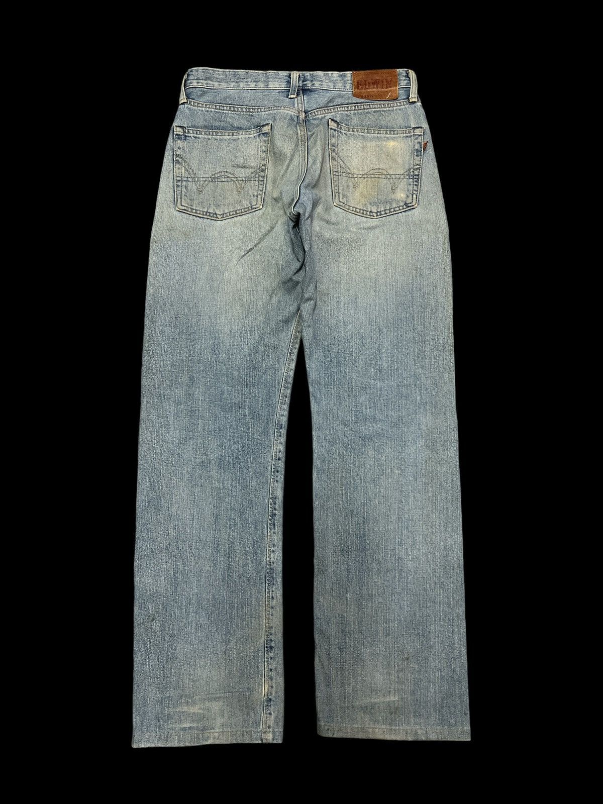 Japanese Brand × Vintage THRASHED🔥EDWIN 505 SALVAGE DISTRESSED DENIM PANT Size US 30 / EU 46 - 6 Thumbnail