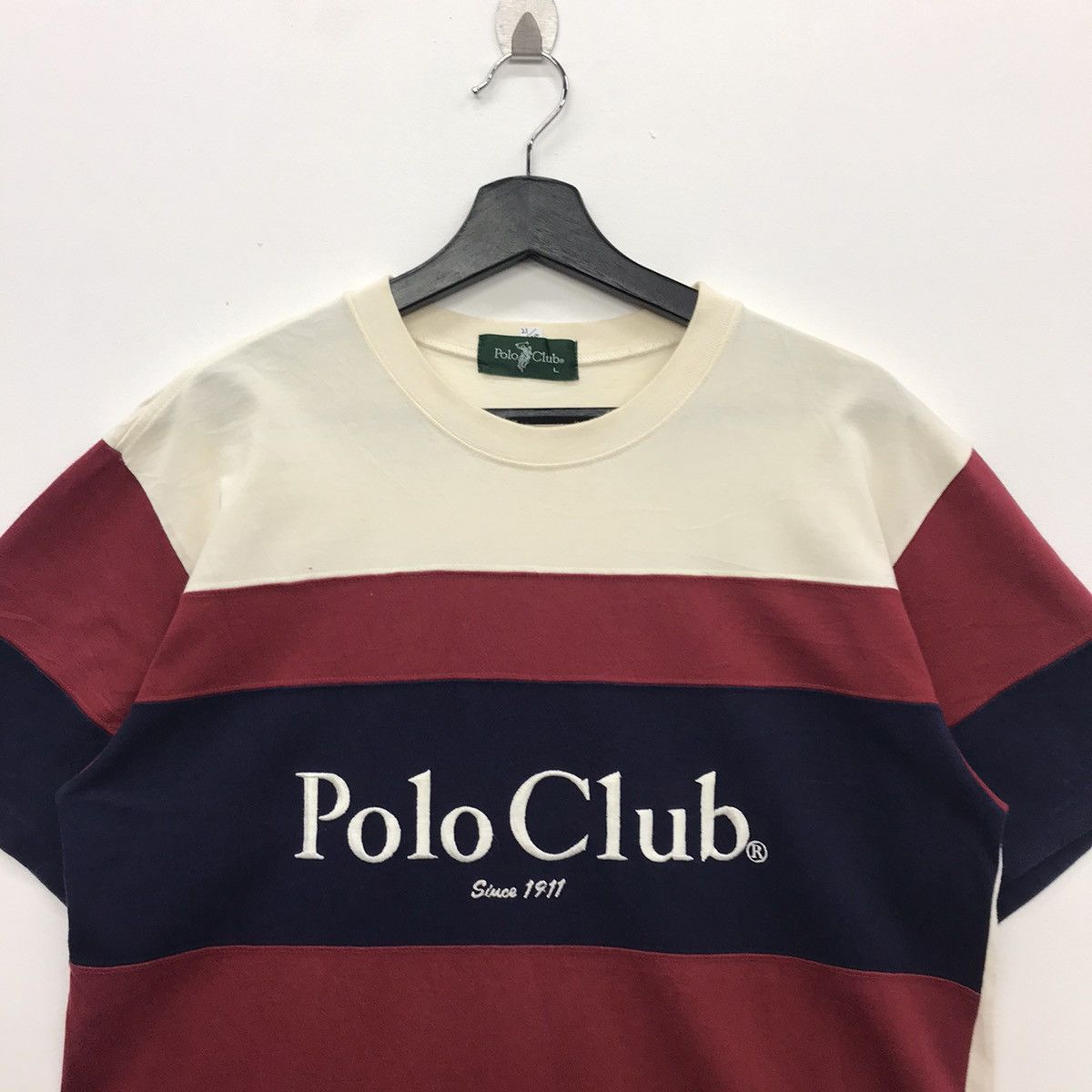 Beverly Hills Polo Club × Vintage Rare!! Vintage Polo Club Spellout Embroidery Tee Size US L / EU 52-54 / 3 - 2 Thumbnail