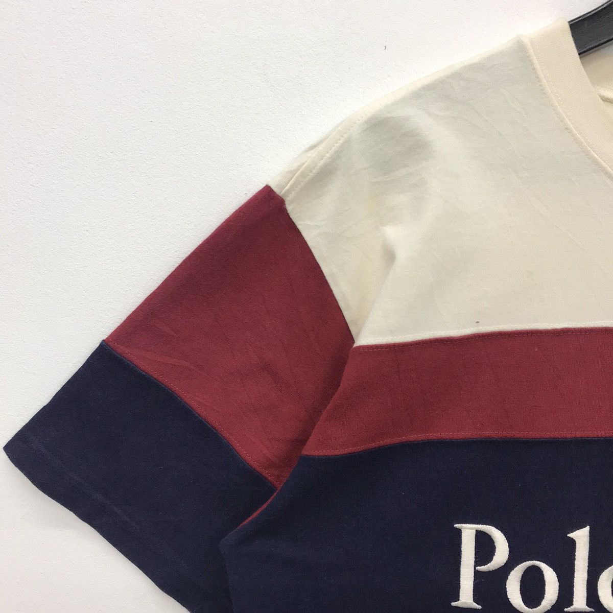 Beverly Hills Polo Club × Vintage Rare!! Vintage Polo Club Spellout Embroidery Tee Size US L / EU 52-54 / 3 - 5 Thumbnail