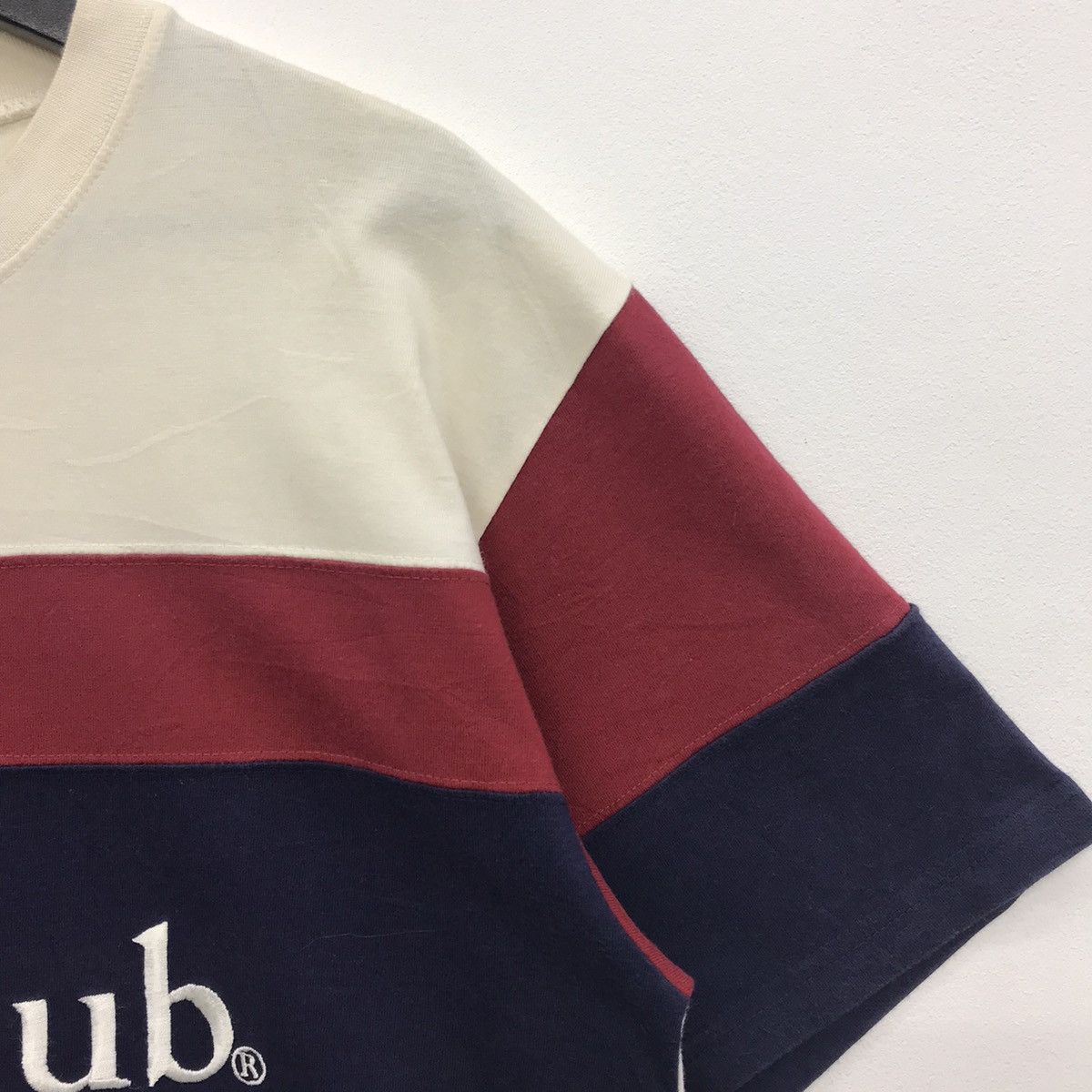 Beverly Hills Polo Club × Vintage Rare!! Vintage Polo Club Spellout Embroidery Tee Size US L / EU 52-54 / 3 - 4 Thumbnail
