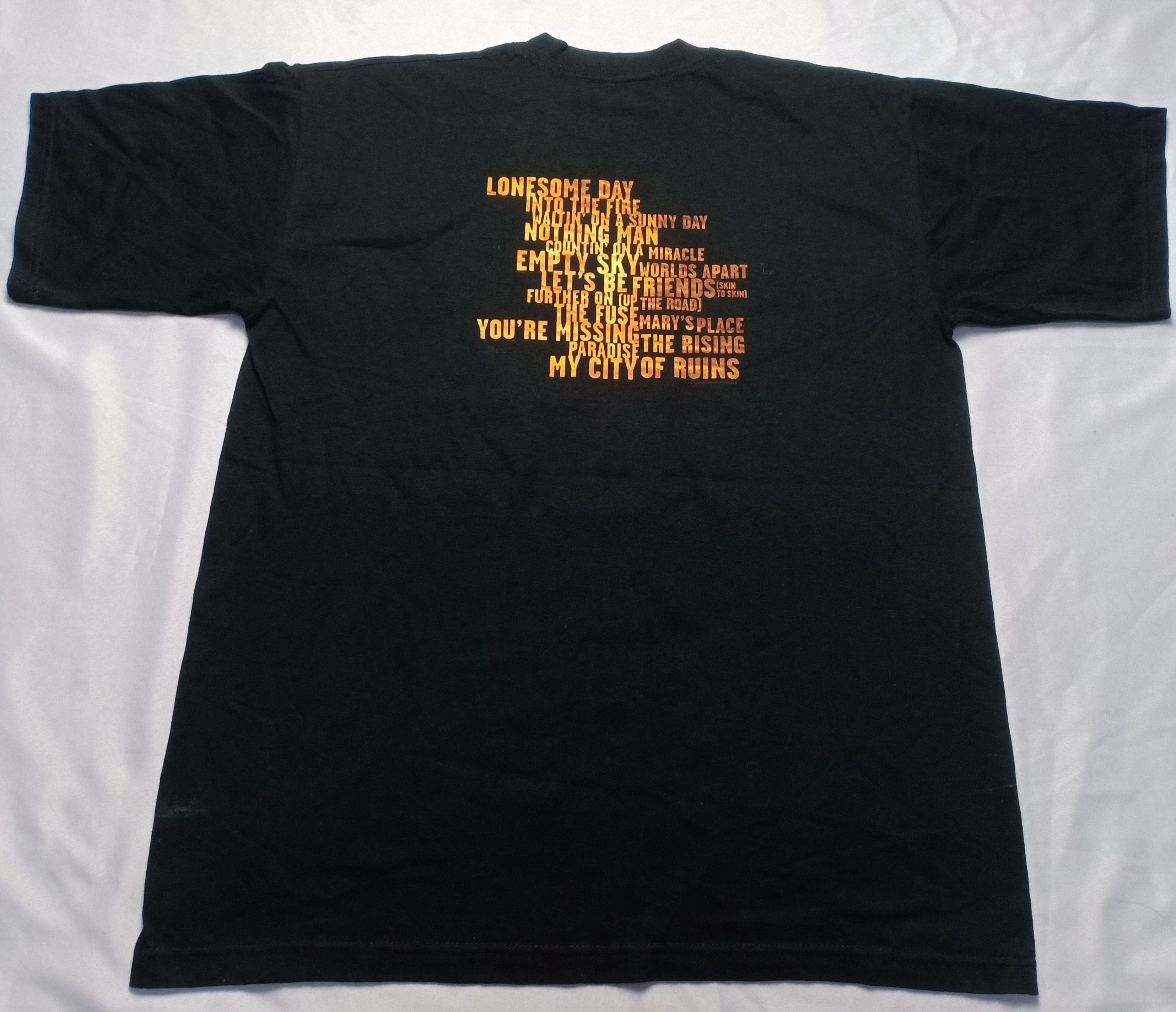 Band Tees Vintage 90s Bruce Springsteen The Rising Album Tour Tee Size US L / EU 52-54 / 3 - 4 Thumbnail
