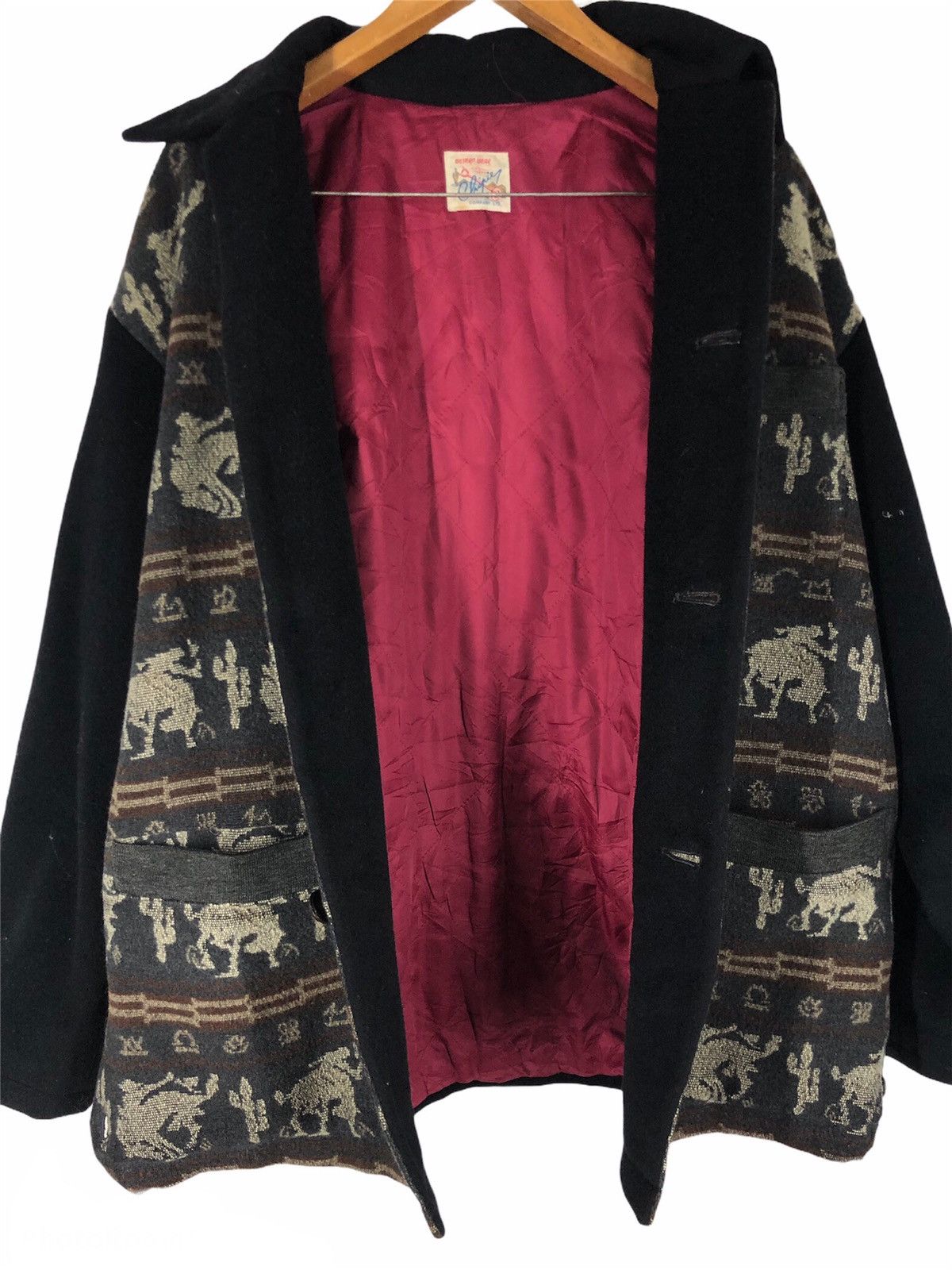 Japanese Brand × Vintage Vintage Reversible Chipie Fullprinted Jacket Made in France Size US L / EU 52-54 / 3 - 6 Thumbnail