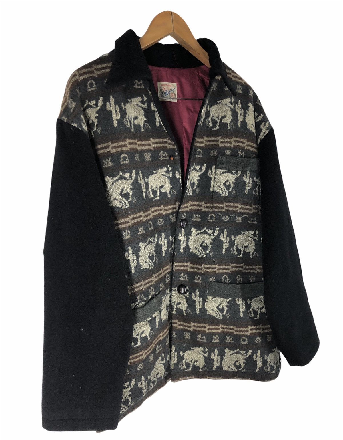 Japanese Brand × Vintage Vintage Reversible Chipie Fullprinted Jacket Made in France Size US L / EU 52-54 / 3 - 3 Thumbnail
