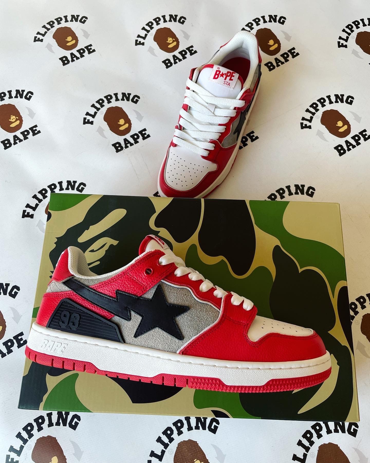 Bape BAPE SK8 STA 1 Size US 8 / EU 41 - 2 Thumbnail