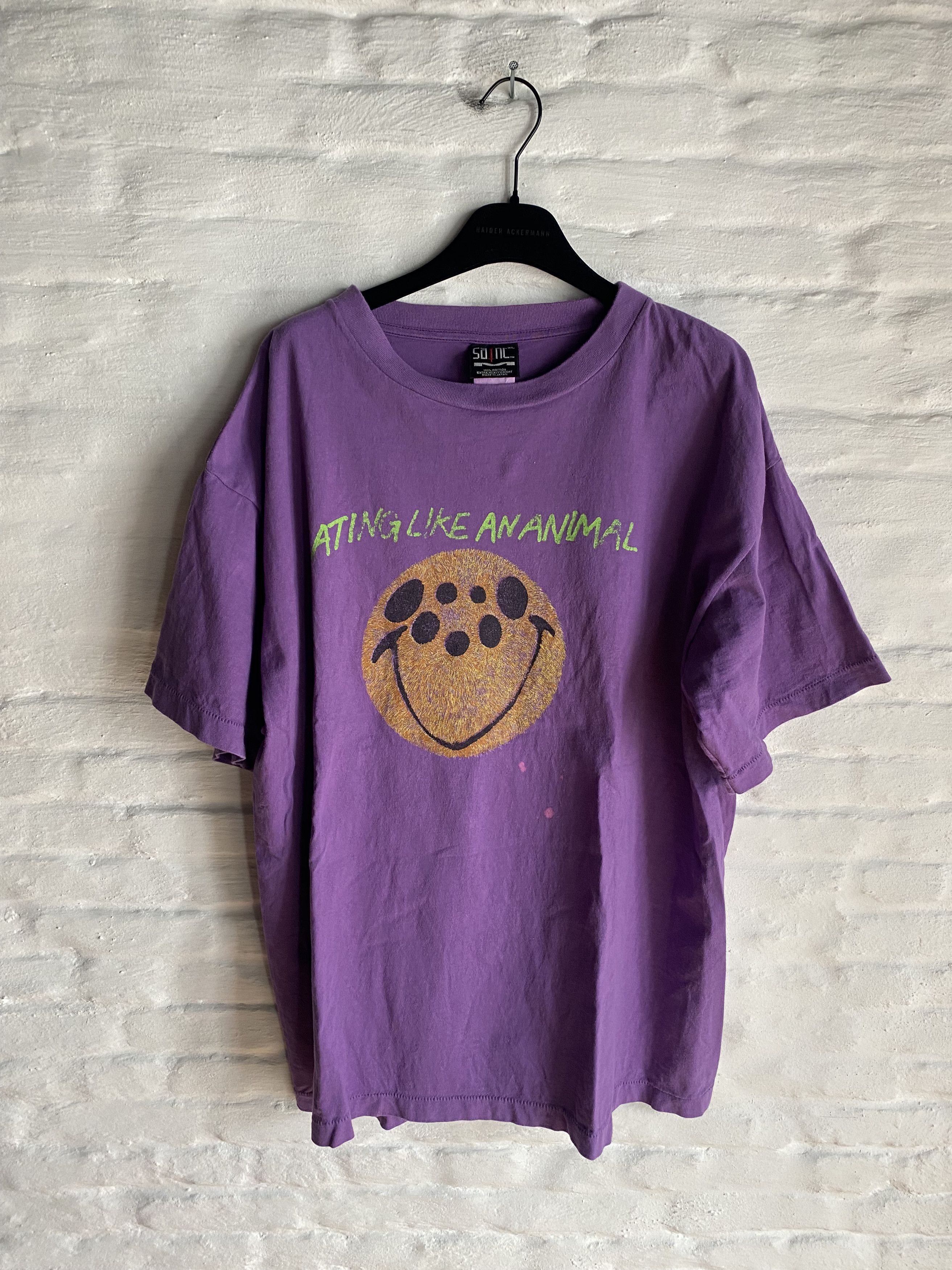 image of Readymade x Saint Michael 21Ss Bug Tee Sm-S21-0000-004 Size XL in Purple, Men's