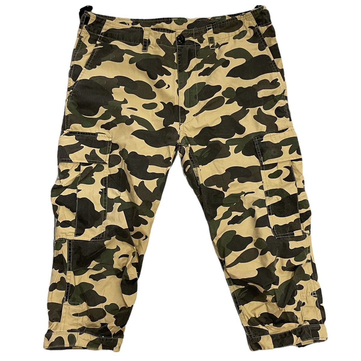 BAPE Color Camo 6 Pocket Pants Navy