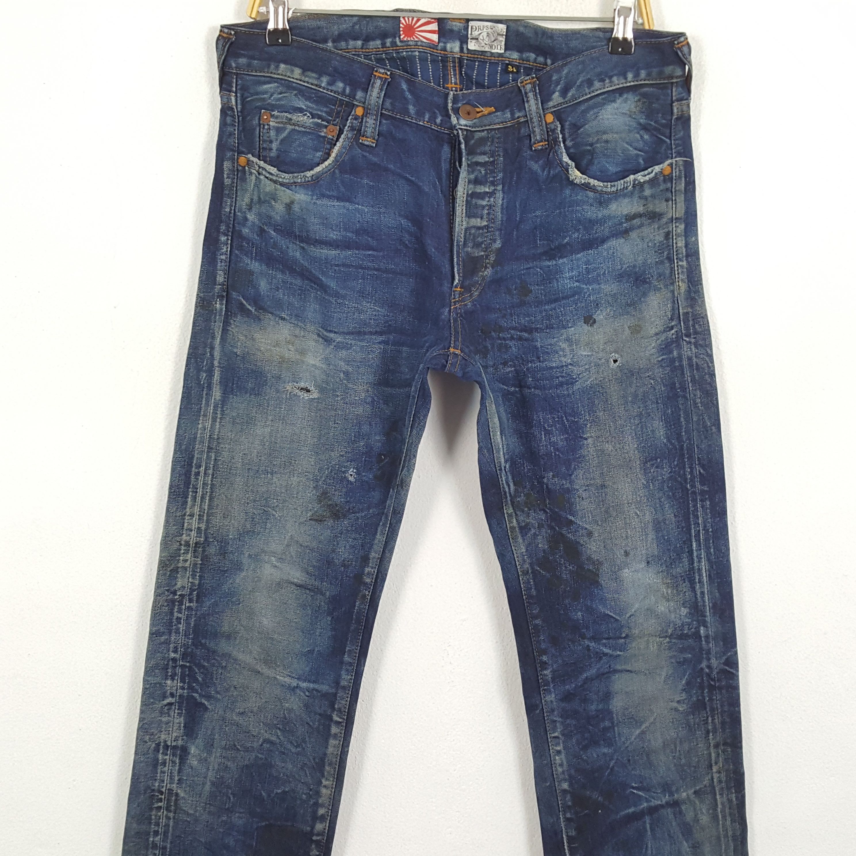 Vintage PRPS NOIR Japanese Brand Blue Denim Jeans