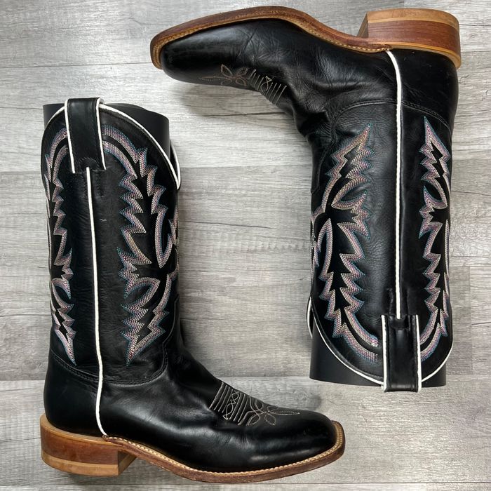 Justin Justin Women's Bent Rail Burnished Calf Cowgirl Boot Square