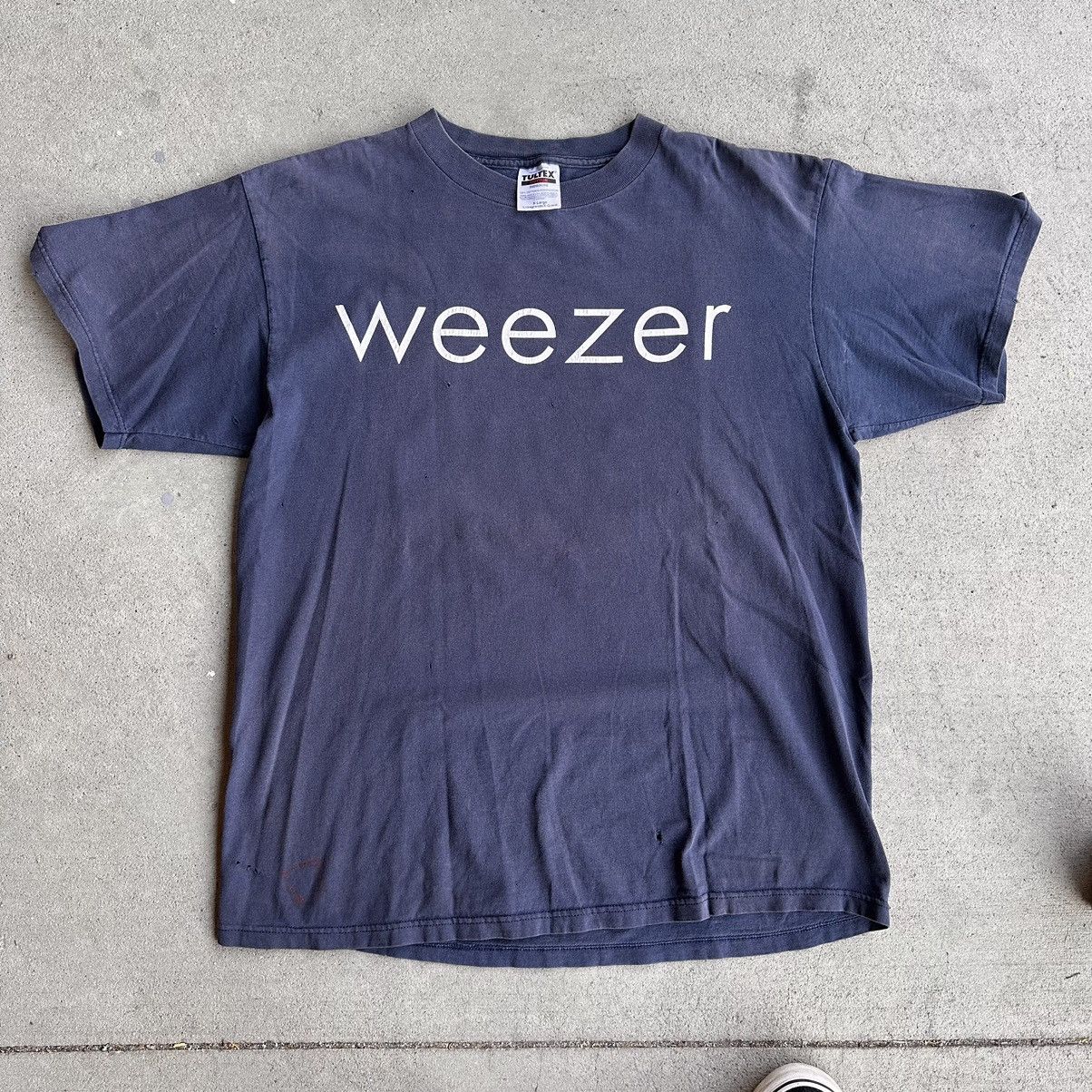 Vintage Vintage Distressed Weezer Shirt Rare | Grailed