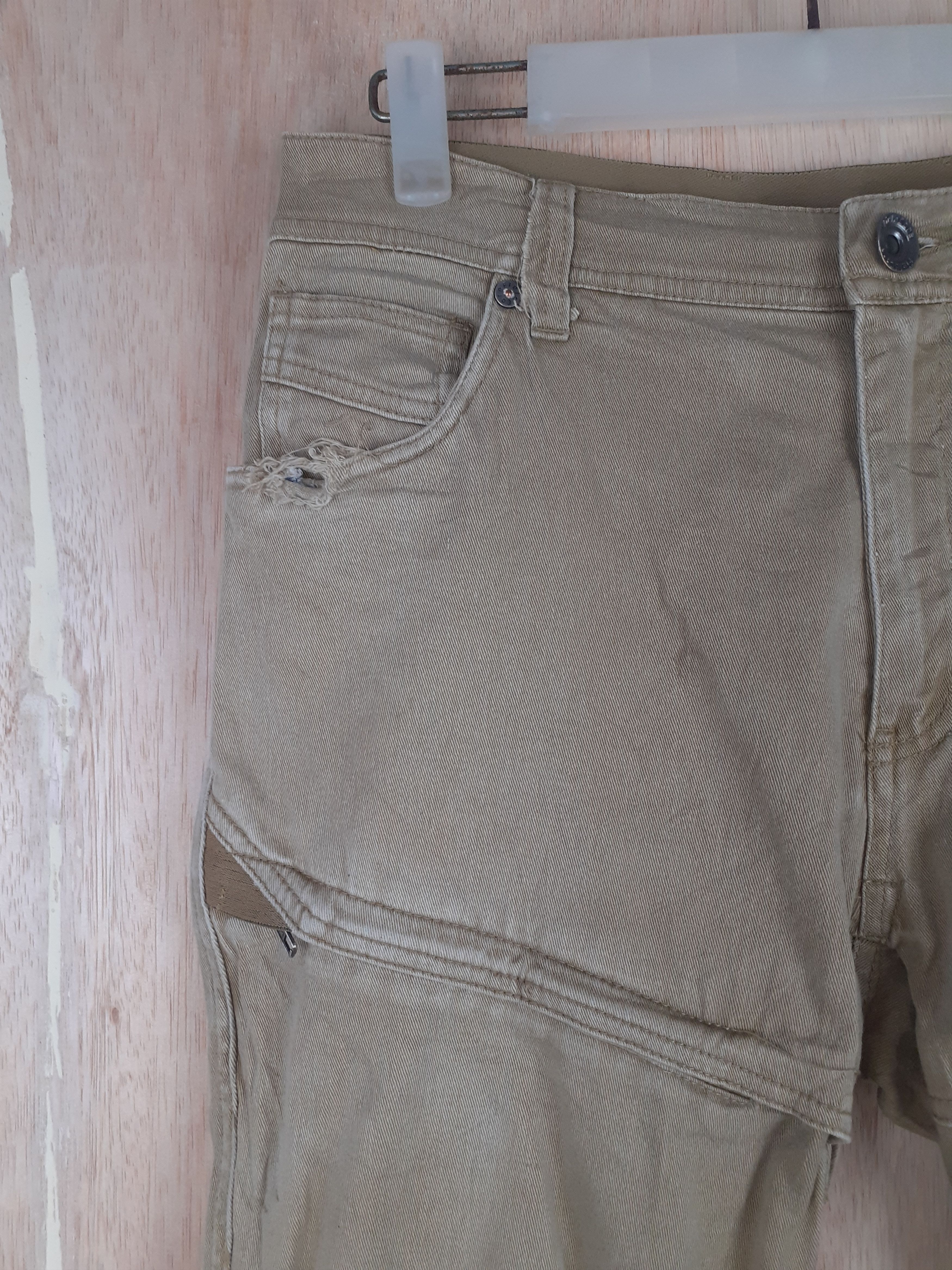 Japanese Brand Field Core multi pocket utility cargo brown pants #S234 Size US 30 / EU 46 - 4 Thumbnail