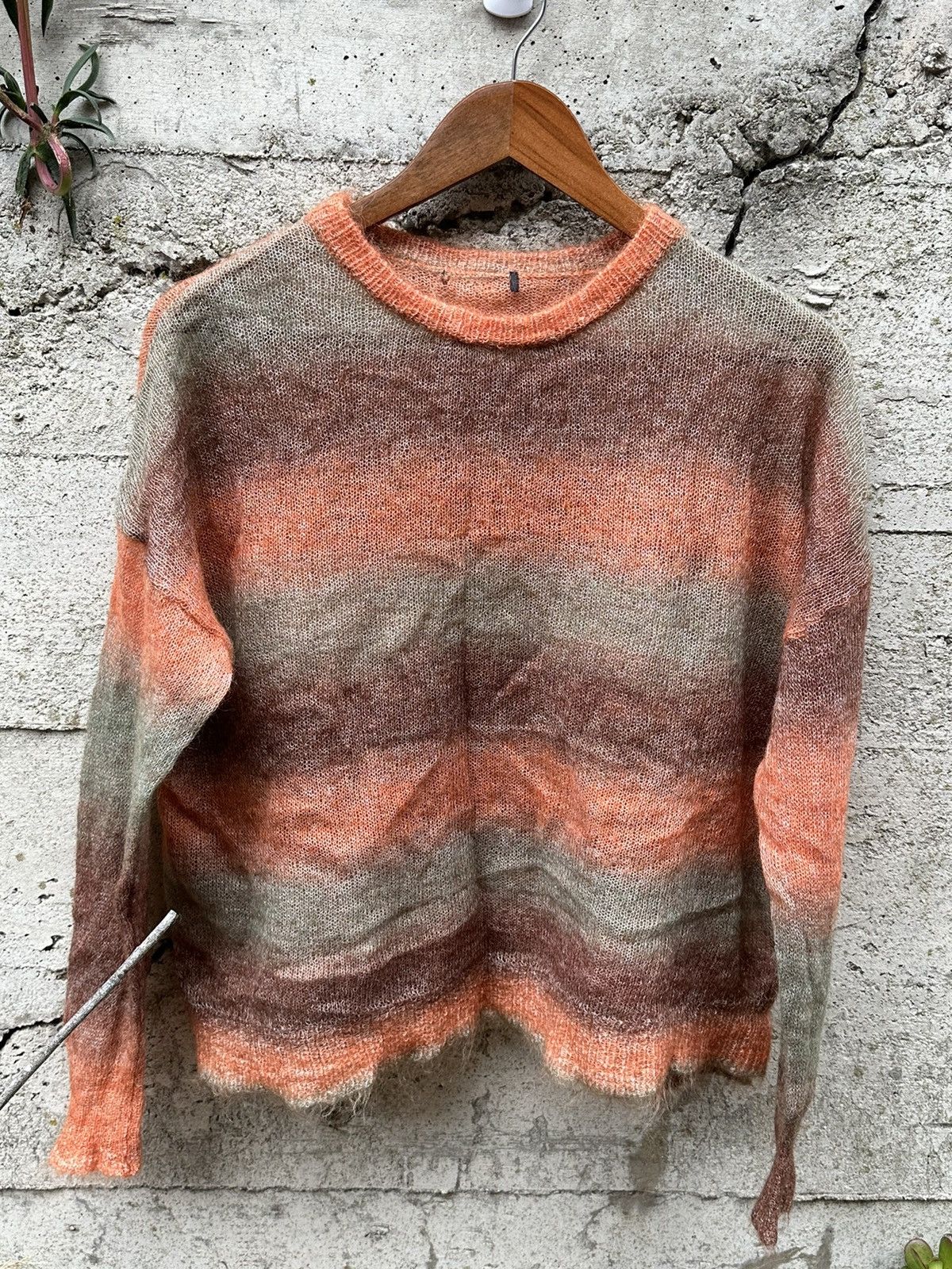 Japanese Brand RARE vintage Italian mohair sweater Size US M / EU 48-50 / 2 - 4 Thumbnail