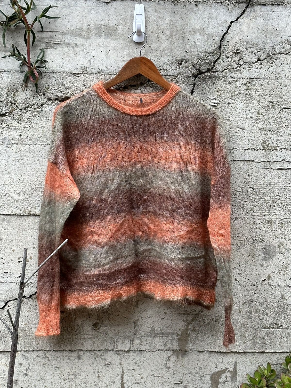 Japanese Brand RARE vintage Italian mohair sweater Size US M / EU 48-50 / 2 - 3 Thumbnail