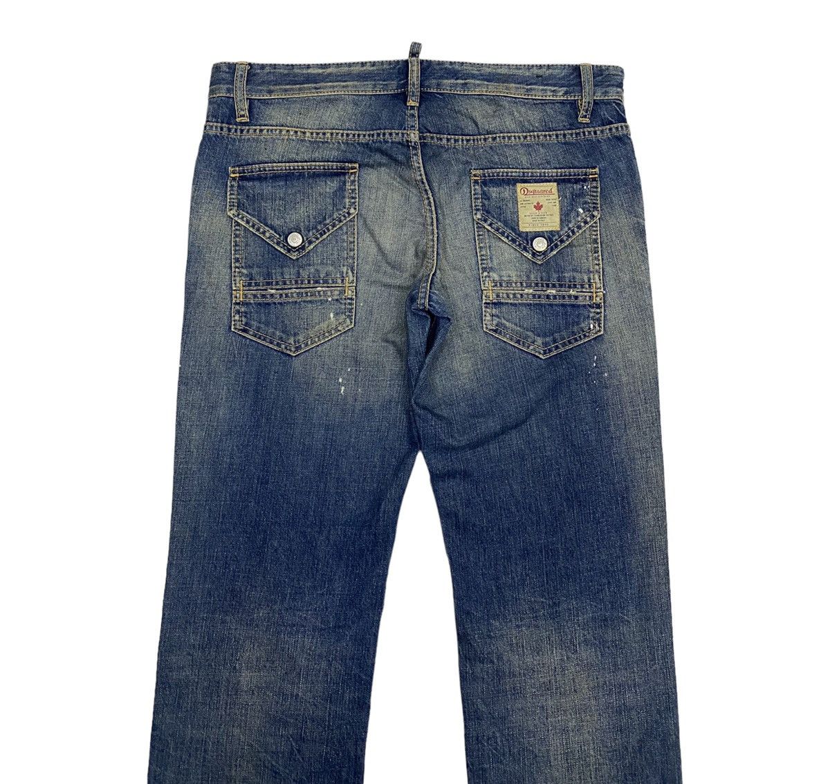 Dsquared2 DSQUARED2 DISTRESSED STYLE DENIM SLIM JEANS MADE IN ITALY Size US 35 - 4 Thumbnail