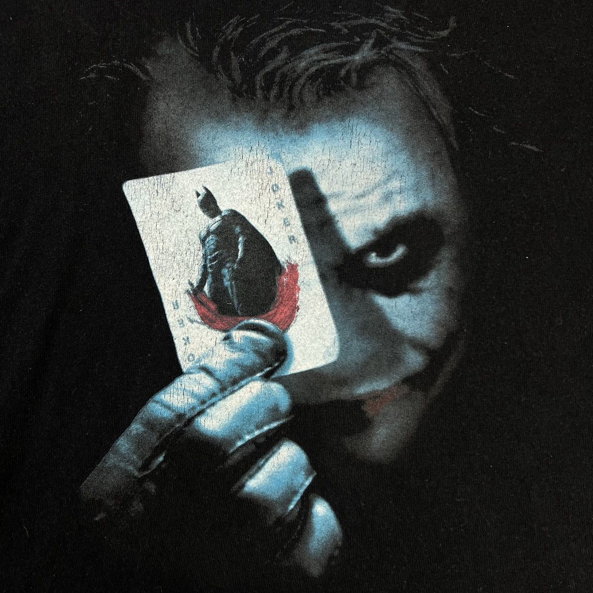 DC Comics Vintage 2008 The Dark Knight T Shirt Joker Movie Promo Tee Size US L / EU 52-54 / 3 - 2 Thumbnail