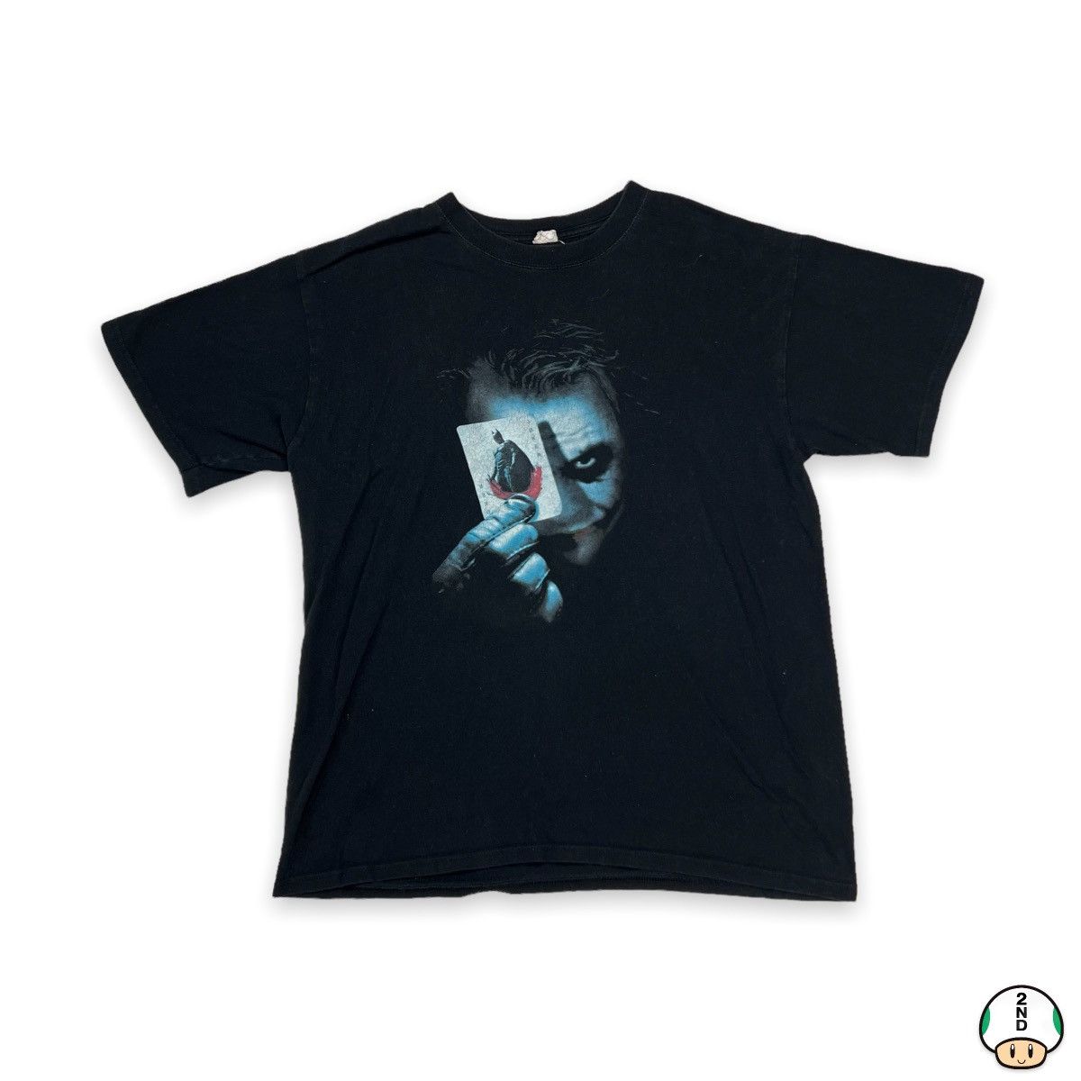 DC Comics Vintage 2008 The Dark Knight T Shirt Joker Movie Promo Tee Size US L / EU 52-54 / 3 - 1 Thumbnail