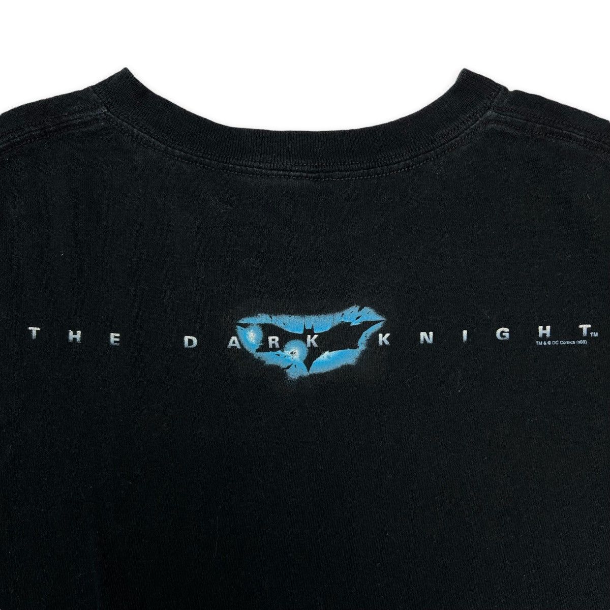 DC Comics Vintage 2008 The Dark Knight T Shirt Joker Movie Promo Tee Size US L / EU 52-54 / 3 - 5 Thumbnail