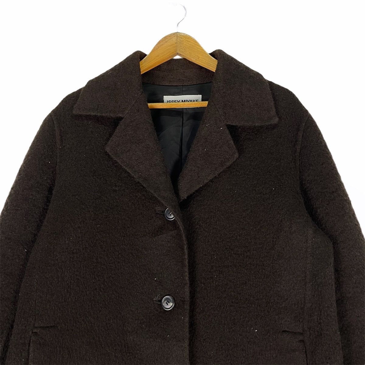 Issey Miyake 🌟ISSEY MIYAKE Fluffy Hair Jacket Coats Size M / US 6-8 / IT 42-44 - 3 Thumbnail