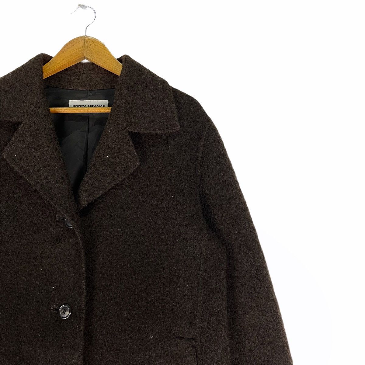 Issey Miyake 🌟ISSEY MIYAKE Fluffy Hair Jacket Coats Size M / US 6-8 / IT 42-44 - 4 Thumbnail