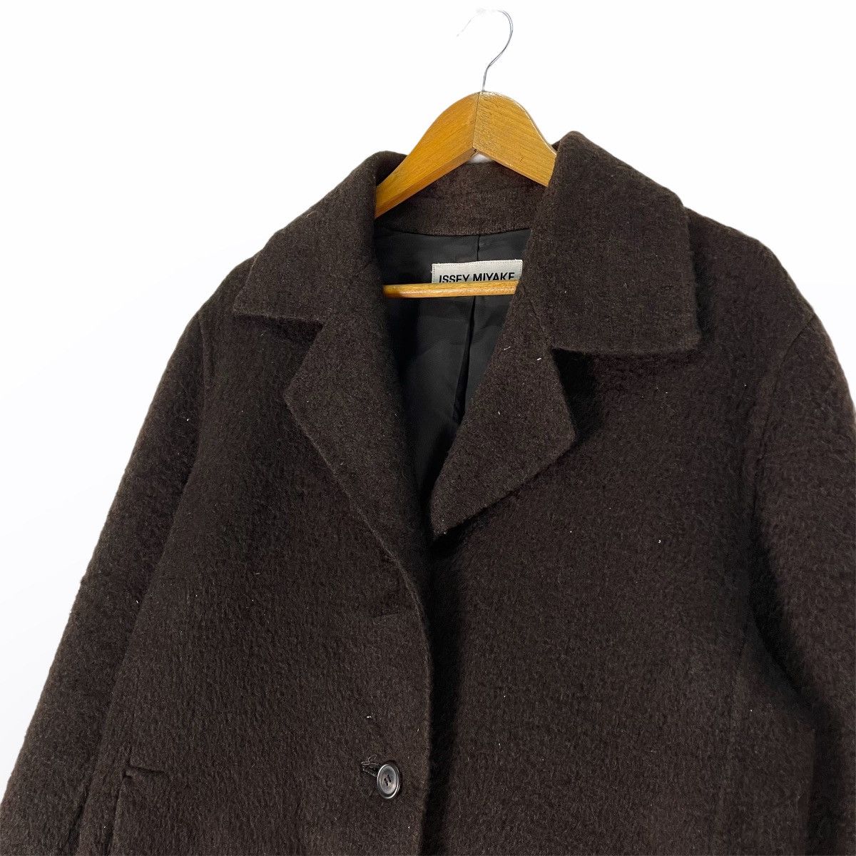Issey Miyake 🌟ISSEY MIYAKE Fluffy Hair Jacket Coats Size M / US 6-8 / IT 42-44 - 5 Thumbnail