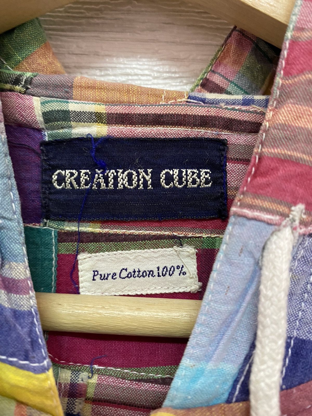 Beams Plus ART‼️CREATION CUBE JAPAN MULTICOLOUR PATCHWORK ZIPPER JACKET Size US XL / EU 56 / 4 - 13 Thumbnail