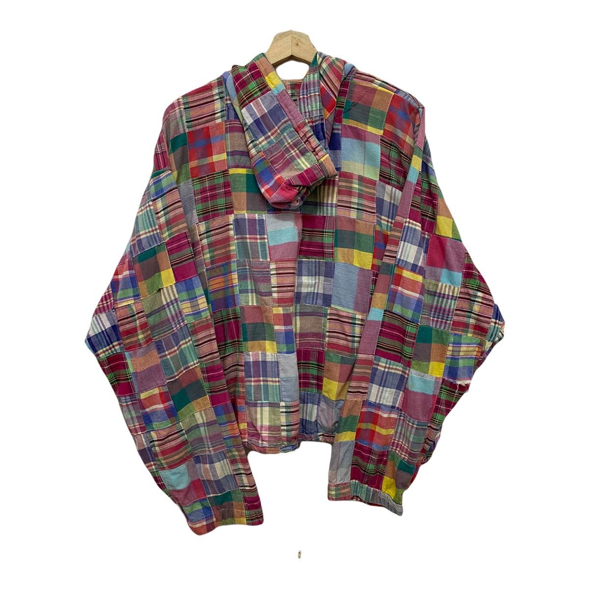 Beams Plus ART‼️CREATION CUBE JAPAN MULTICOLOUR PATCHWORK ZIPPER JACKET Size US XL / EU 56 / 4 - 4 Thumbnail