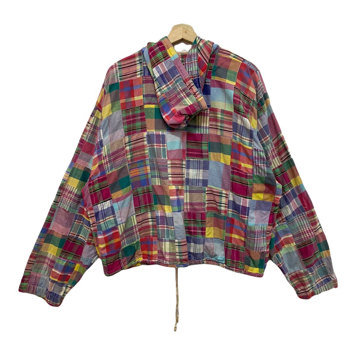 Beams Plus ART‼️CREATION CUBE JAPAN MULTICOLOUR PATCHWORK ZIPPER JACKET Size US XL / EU 56 / 4 - 8 Thumbnail