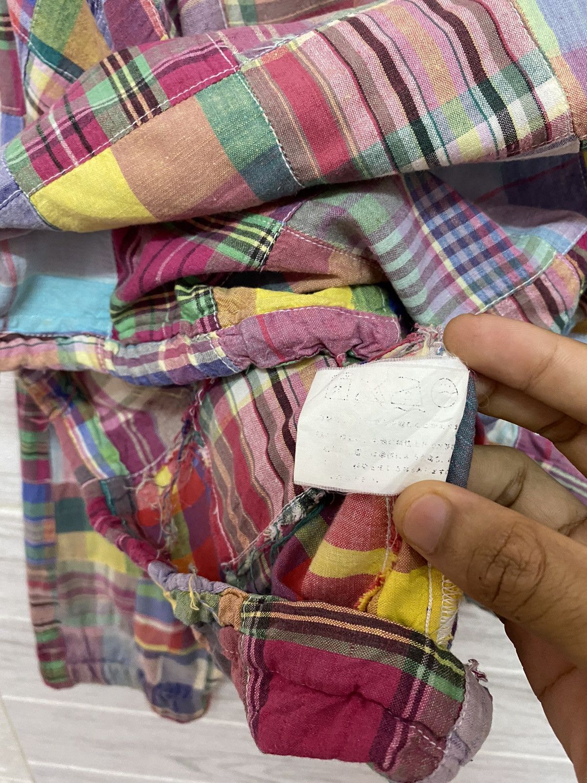 Beams Plus ART‼️CREATION CUBE JAPAN MULTICOLOUR PATCHWORK ZIPPER JACKET Size US XL / EU 56 / 4 - 14 Thumbnail