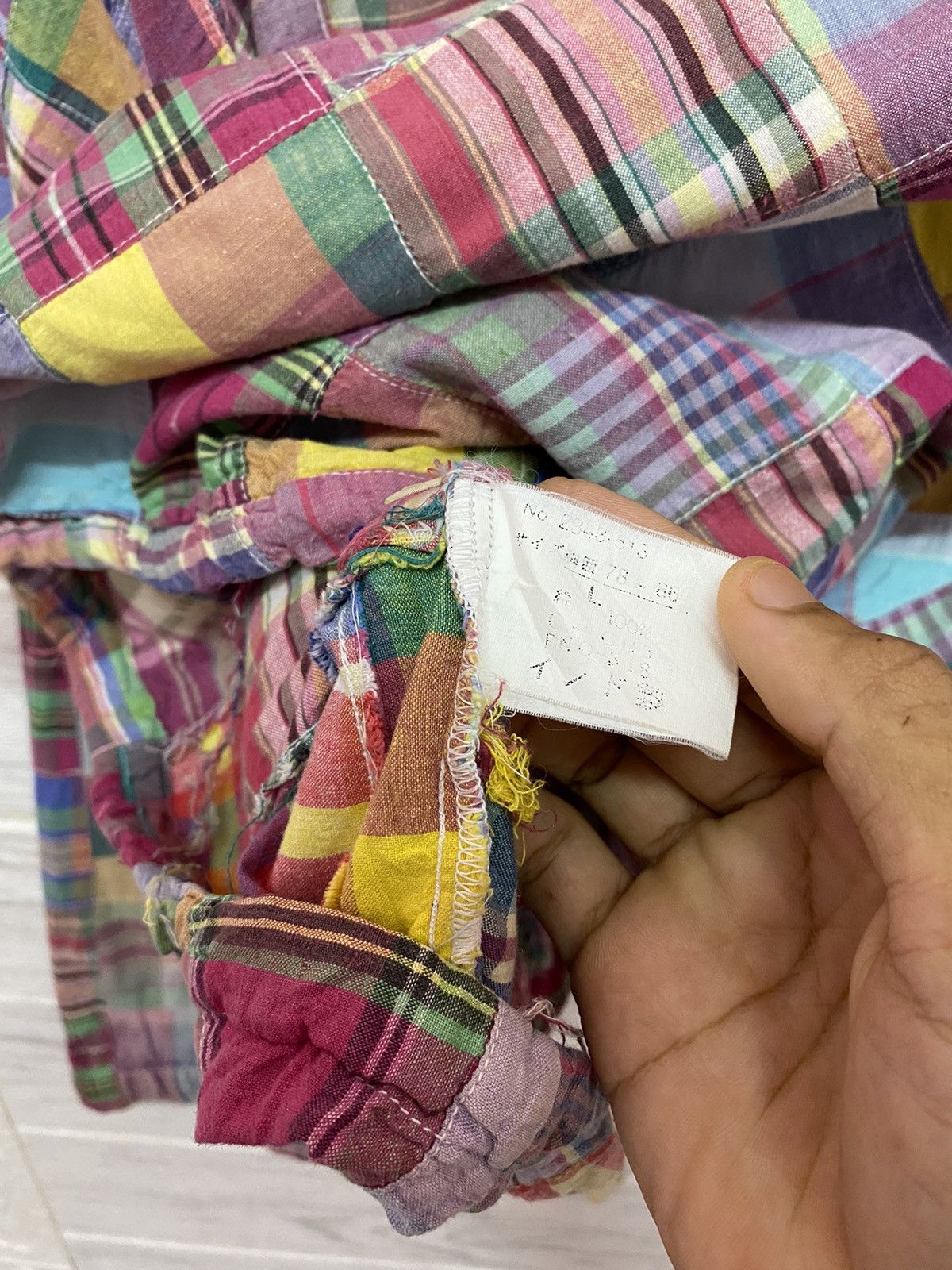 Beams Plus ART‼️CREATION CUBE JAPAN MULTICOLOUR PATCHWORK ZIPPER JACKET Size US XL / EU 56 / 4 - 15 Thumbnail