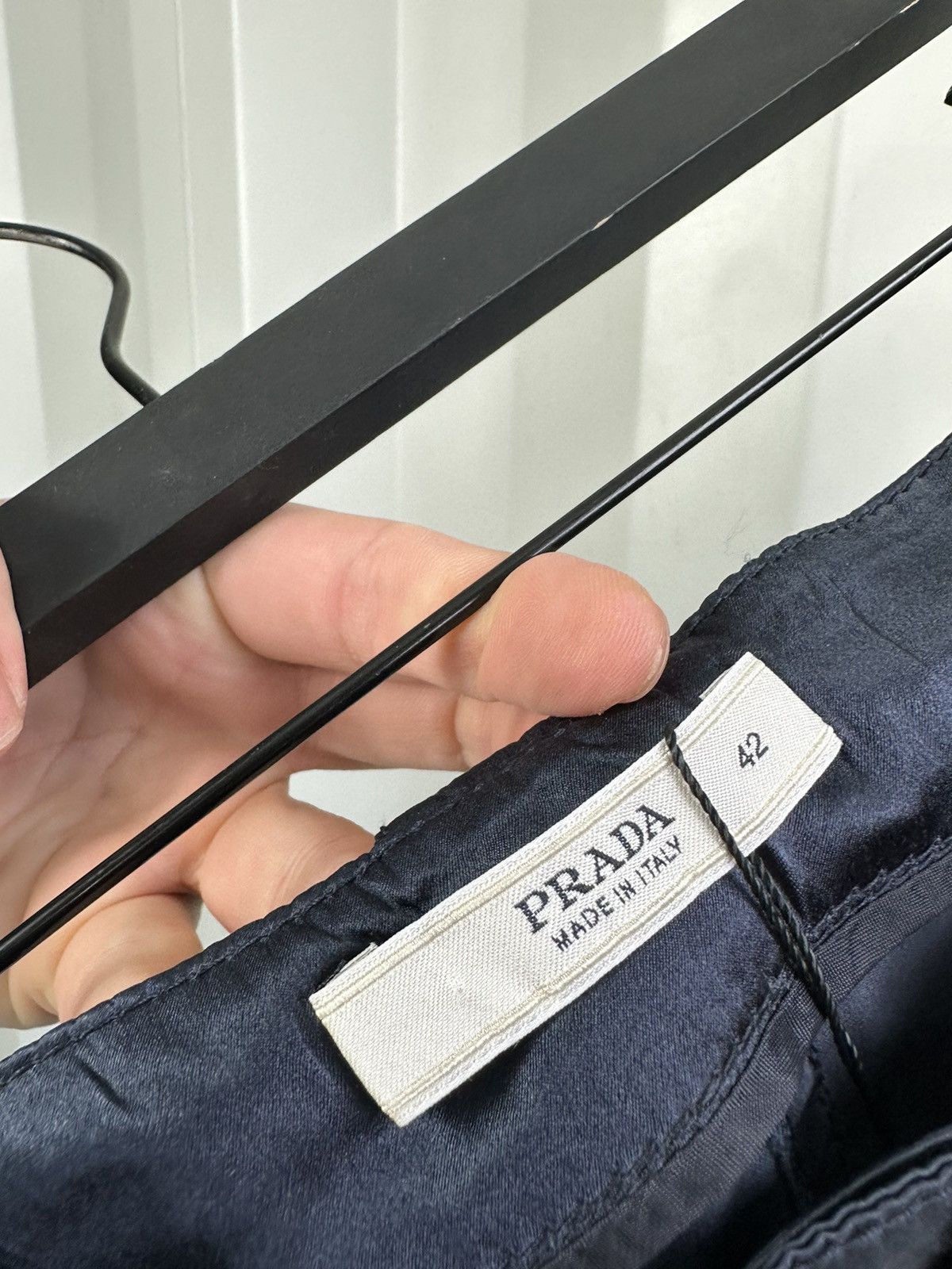 Prada Silk Ankle Zip Pants Size 28" / US 6 / IT 42 - 5 Thumbnail