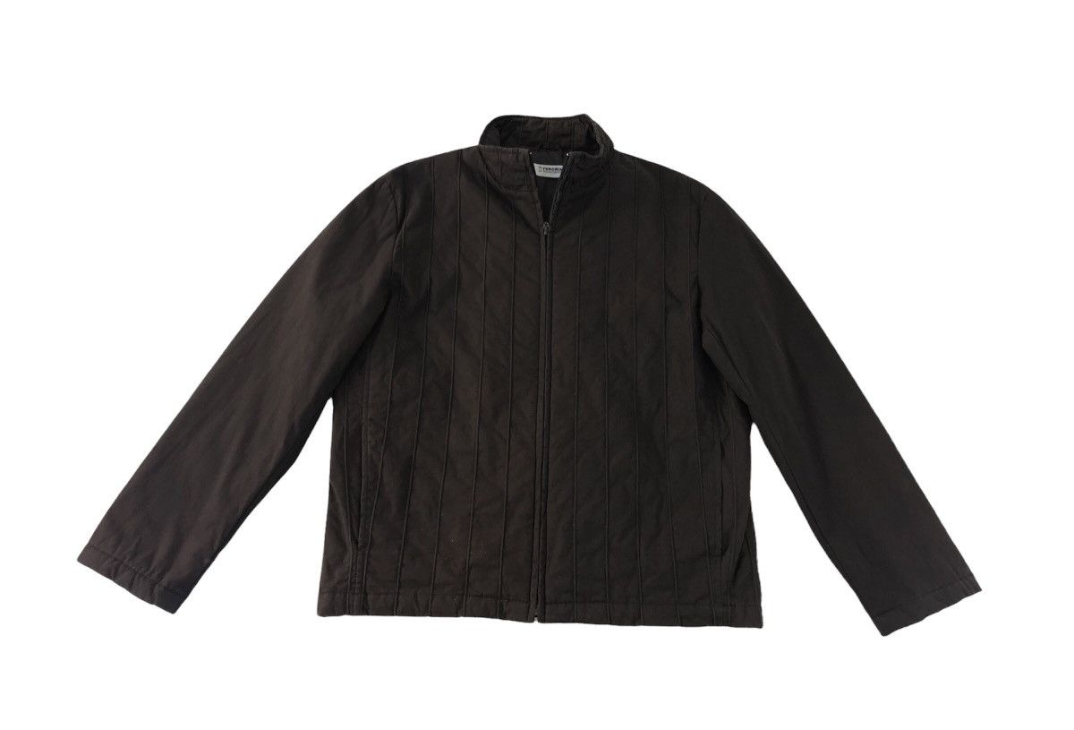 image of U.p Renoma Uniforme Prestige Zipper Jacket in Brown, Men's (Size Large)