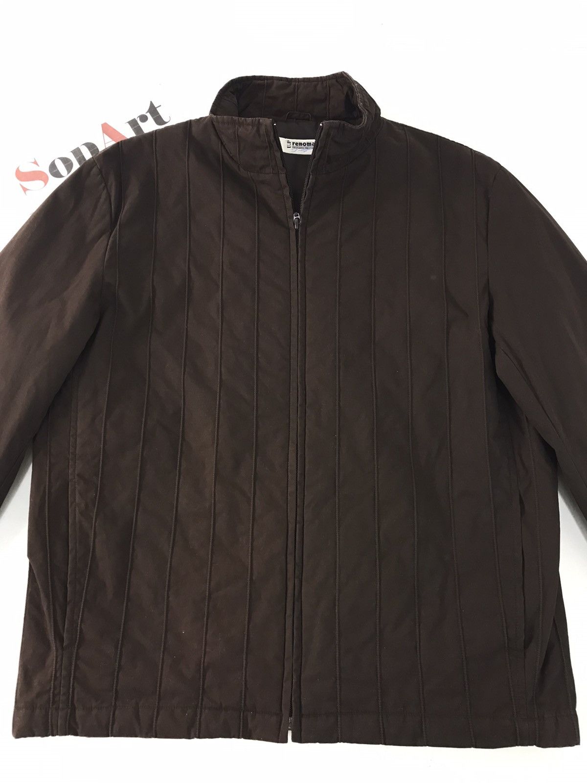 Japanese Brand U.P Renoma Uniforme Prestige Zipper Jacket Size US L / EU 52-54 / 3 - 3 Thumbnail