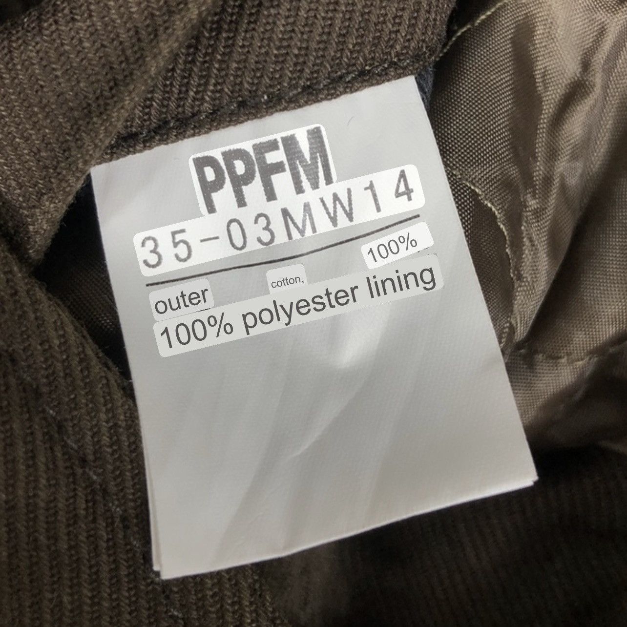 PPFM Vintage PPFM Heavy Jacket Military Design Japanese Brand Size US M / EU 48-50 / 2 - 8 Thumbnail