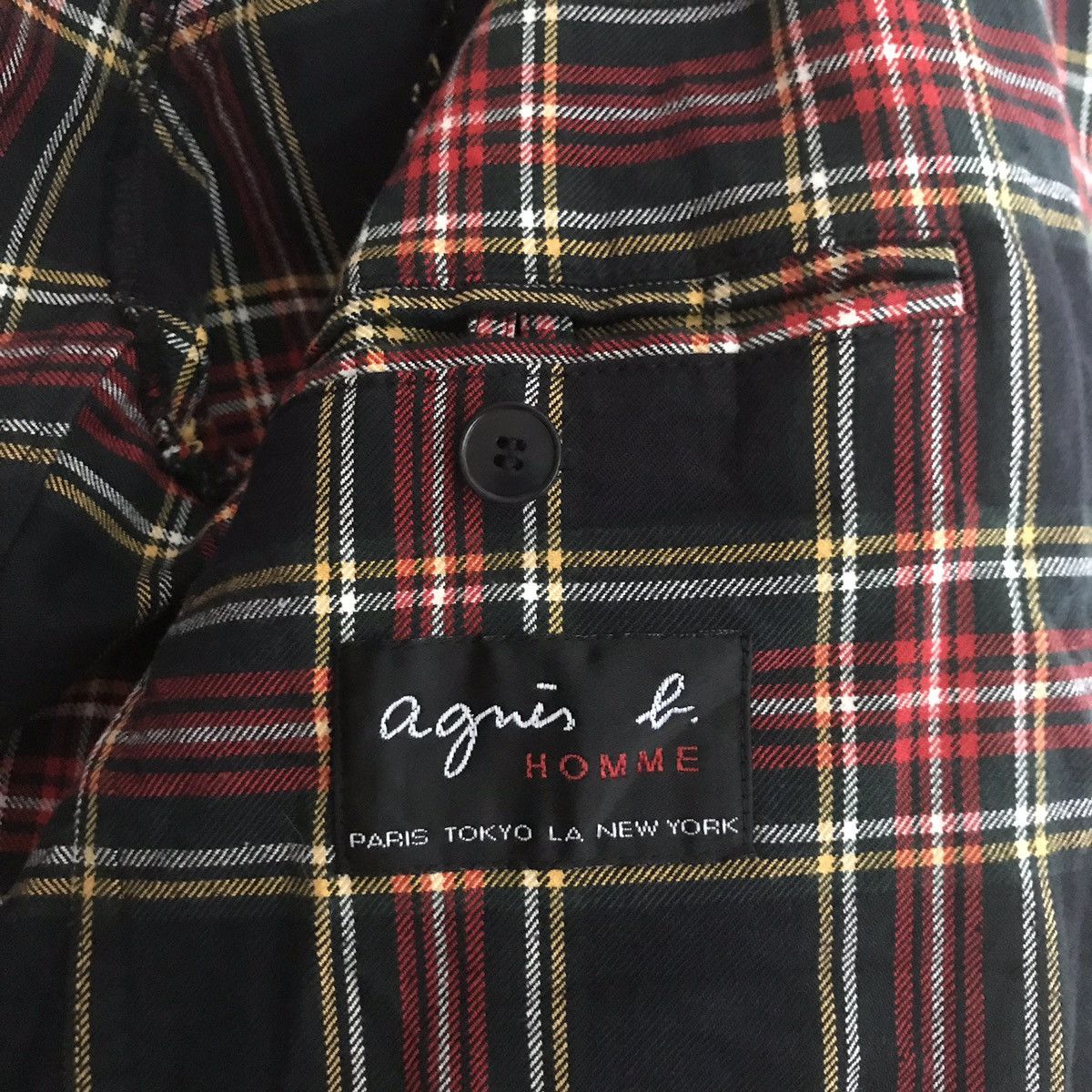 agnes b. ✨Agnes B Homme Red tartan Punk Jacket Size US S / EU 44-46 / 1 - 11 Thumbnail