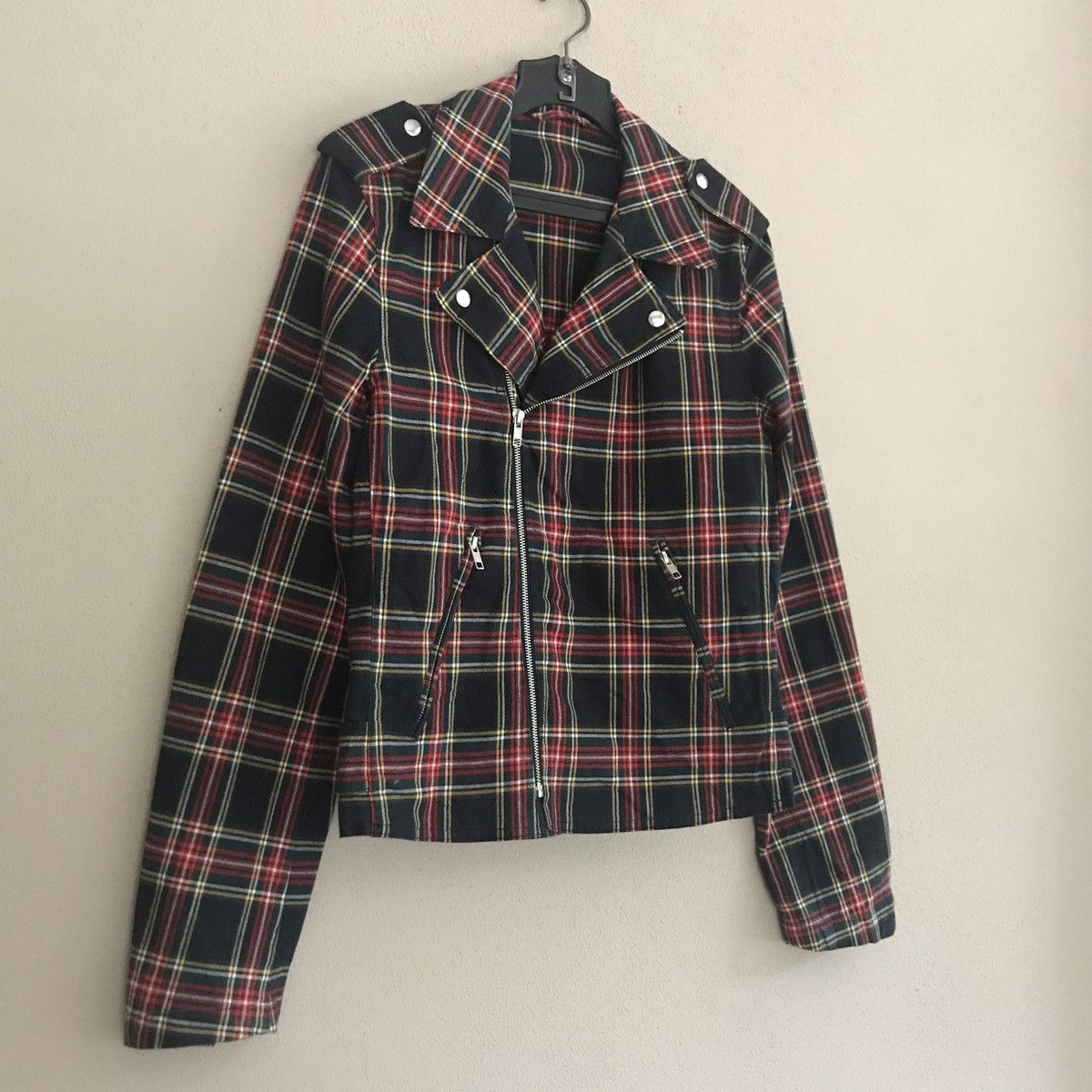 agnes b. ✨Agnes B Homme Red tartan Punk Jacket Size US S / EU 44-46 / 1 - 4 Thumbnail