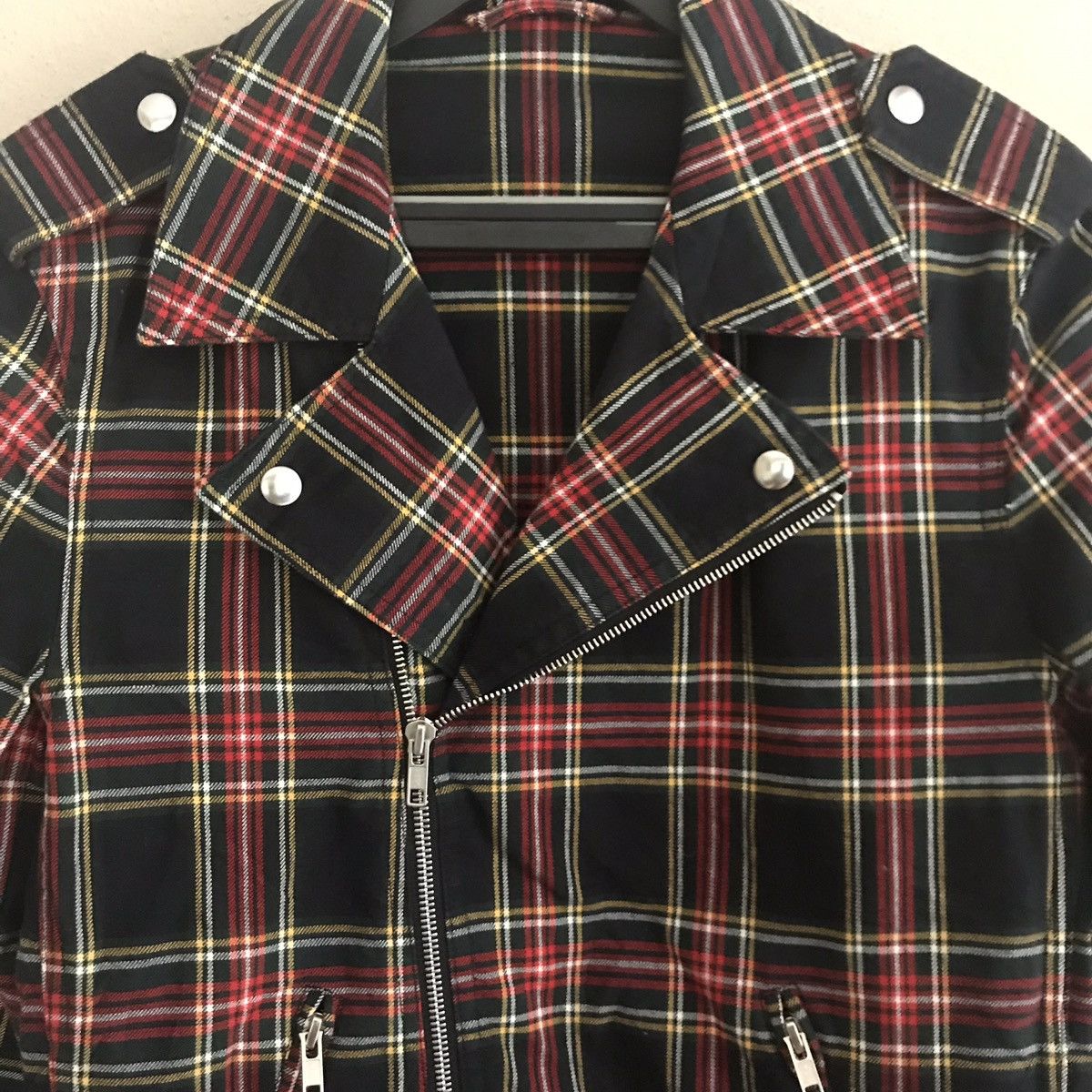 agnes b. ✨Agnes B Homme Red tartan Punk Jacket Size US S / EU 44-46 / 1 - 5 Thumbnail