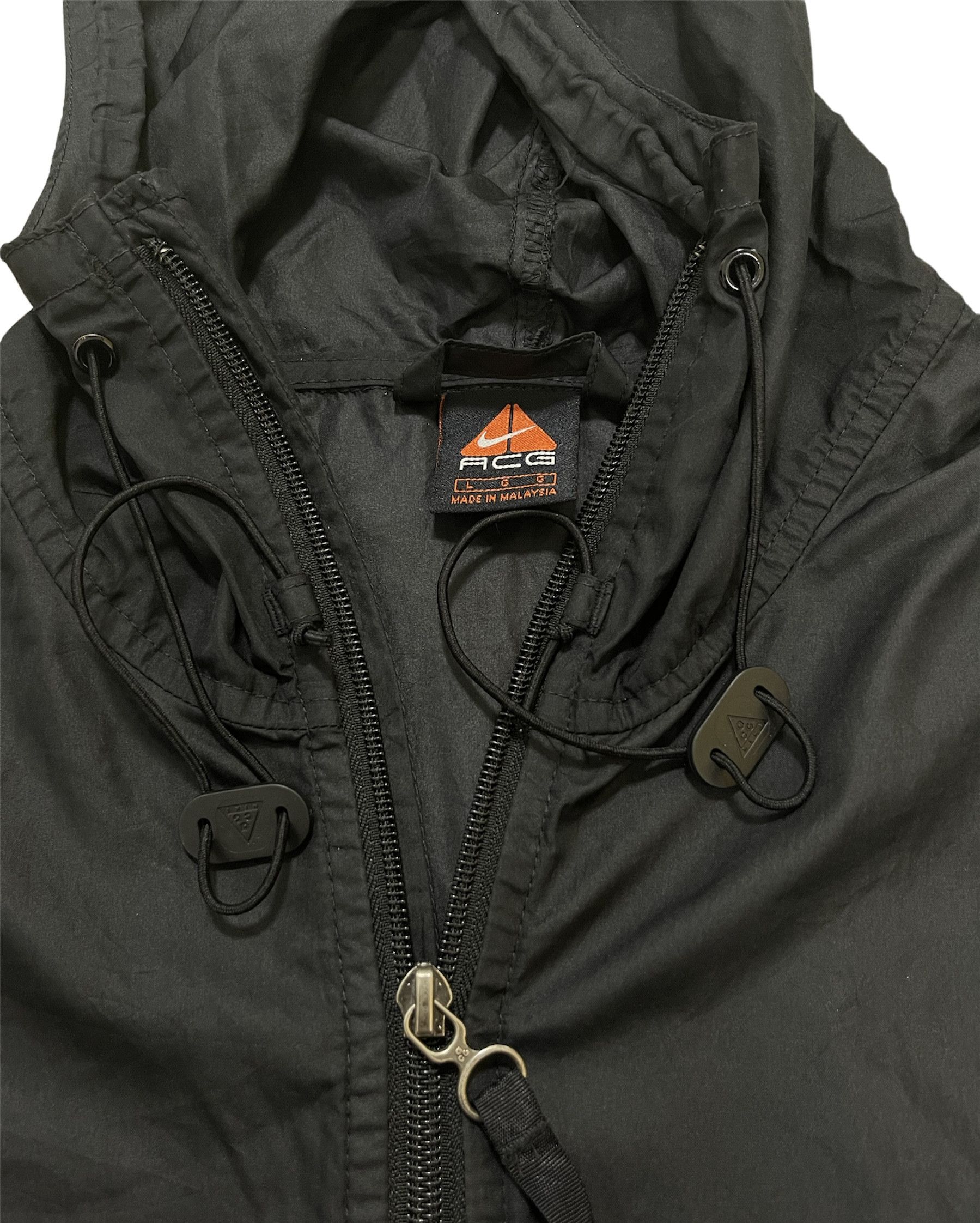 Nike Vtg Nike ACG Mini Logo Half Zip Hoodie Windbreaker Jacket Size US L / EU 52-54 / 3 - 7 Thumbnail