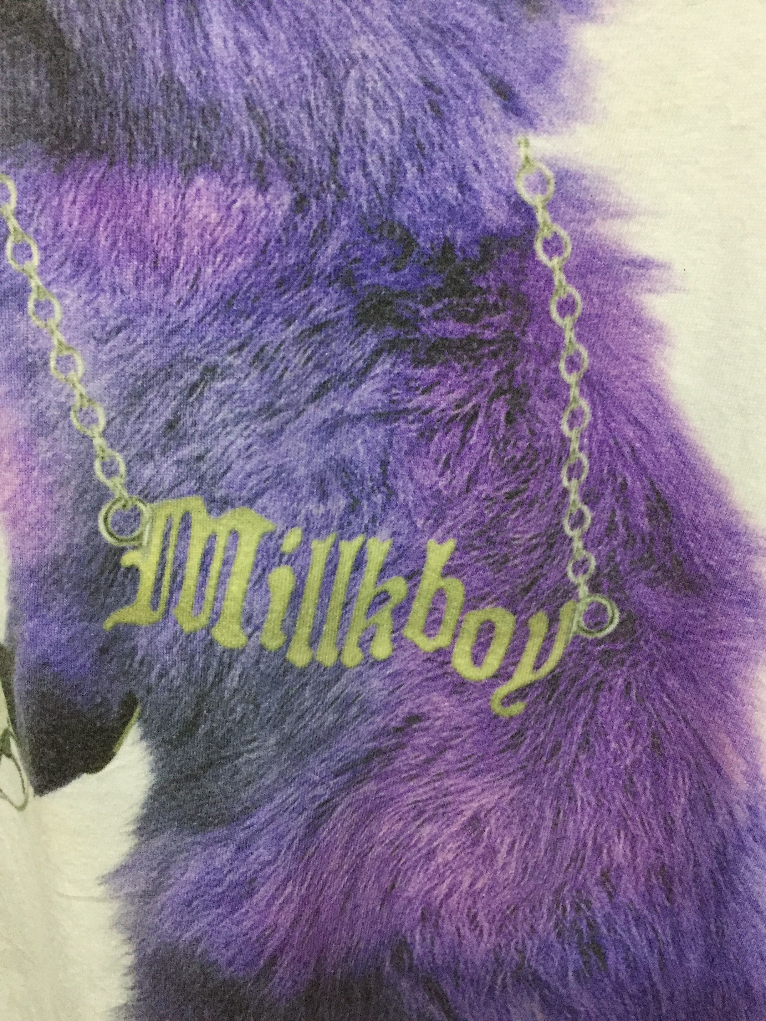 Japanese Brand MILK BOY 1st Anniversary Purple cyber Punk rabbit tee Size US M / EU 48-50 / 2 - 4 Thumbnail