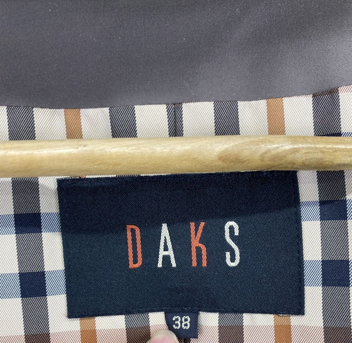 DAKS Vintage Daks London Button Up Trench Coat Long Jacket Size XS / US 0-2 / IT 36-38 - 4 Thumbnail