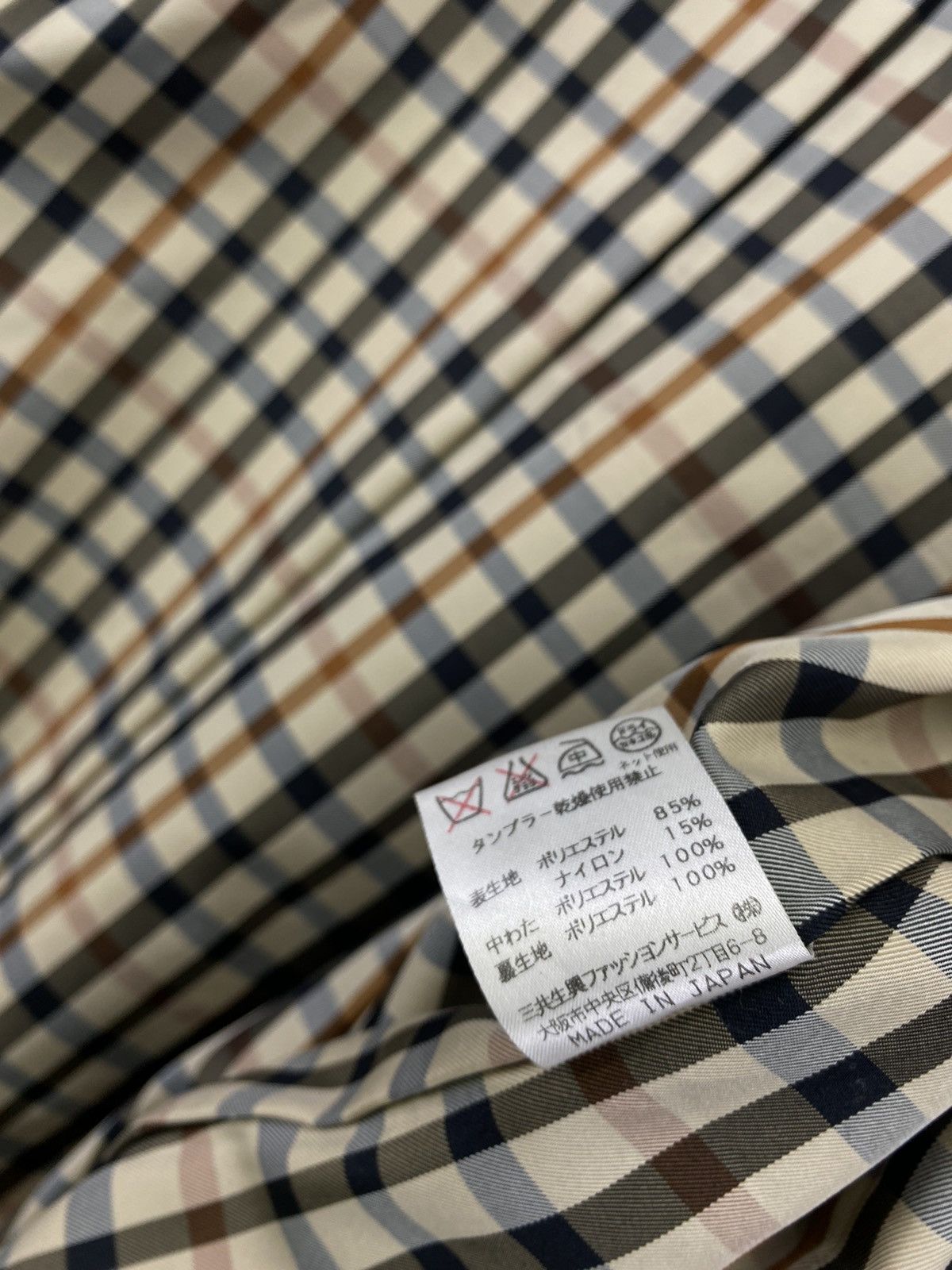 DAKS Vintage Daks London Button Up Trench Coat Long Jacket Size XS / US 0-2 / IT 36-38 - 7 Thumbnail