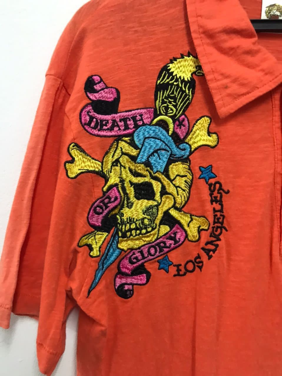Ed Hardy Ed Hardy Embroid Multipocket Polo Shirts Size US L / EU 52-54 / 3 - 4 Thumbnail