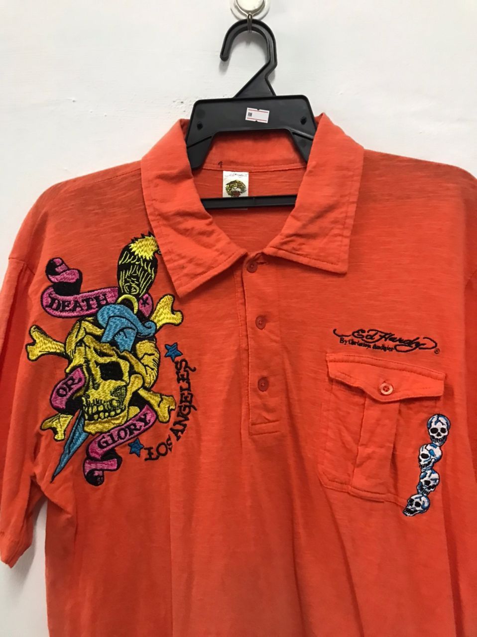Ed Hardy Ed Hardy Embroid Multipocket Polo Shirts Size US L / EU 52-54 / 3 - 2 Thumbnail