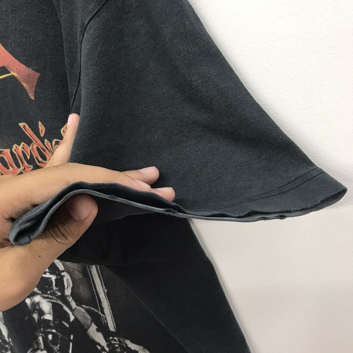 Band Tees Rare!! Disstress Band Tour Tee ANGRA X BLIND GUARDIAN Tee Size US XL / EU 56 / 4 - 13 Thumbnail
