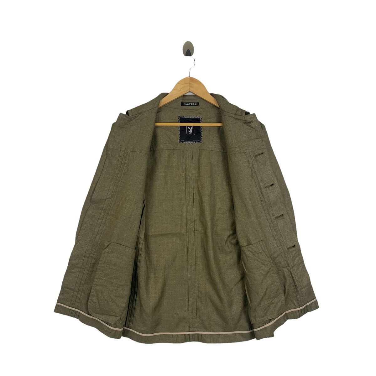 Playboy × Vintage Vintage PLAYBOY Bunny Double Pocket Fully Button Coat Jacket Size US M / EU 48-50 / 2 - 3 Thumbnail