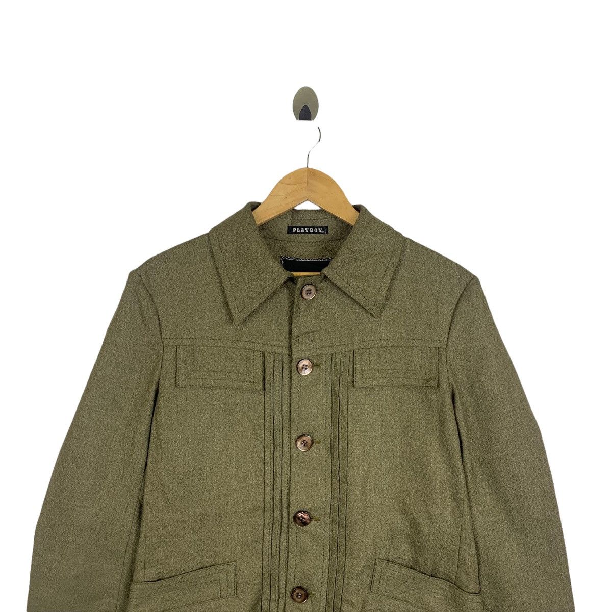 Playboy × Vintage Vintage PLAYBOY Bunny Double Pocket Fully Button Coat Jacket Size US M / EU 48-50 / 2 - 5 Thumbnail