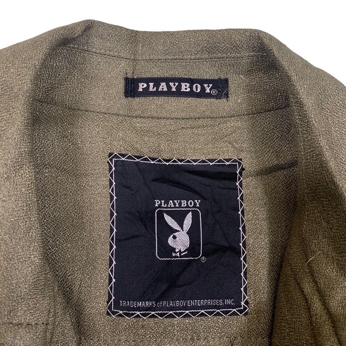 Playboy × Vintage Vintage PLAYBOY Bunny Double Pocket Fully Button Coat Jacket Size US M / EU 48-50 / 2 - 6 Thumbnail