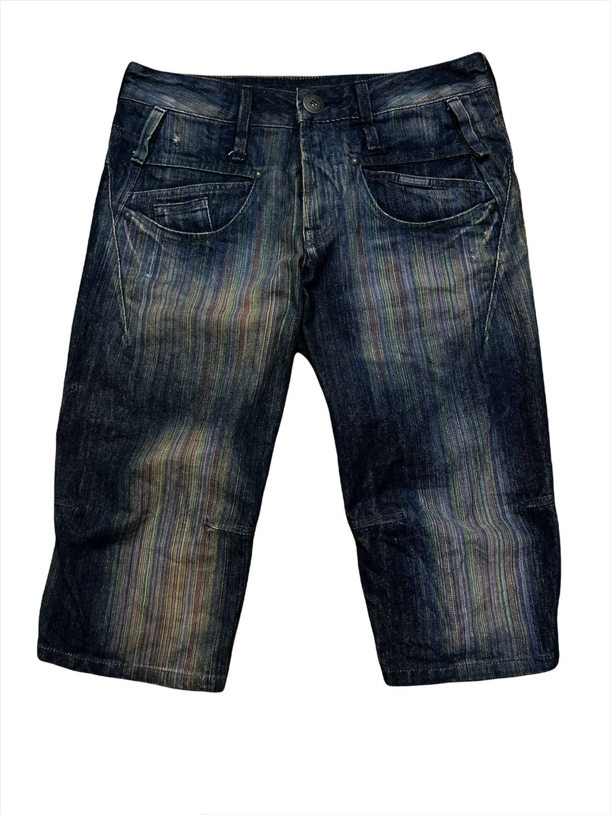 Marithe + Francois Girbaud × Vintage Le Jean de Marithe Francois Girbaud 90’s Short Jeans Size US 31 - 1 Thumbnail