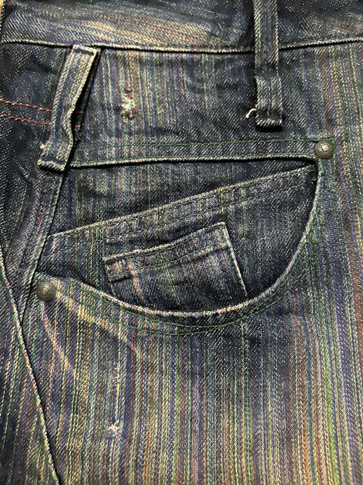 Marithe + Francois Girbaud × Vintage Le Jean de Marithe Francois Girbaud 90’s Short Jeans Size US 31 - 3 Thumbnail